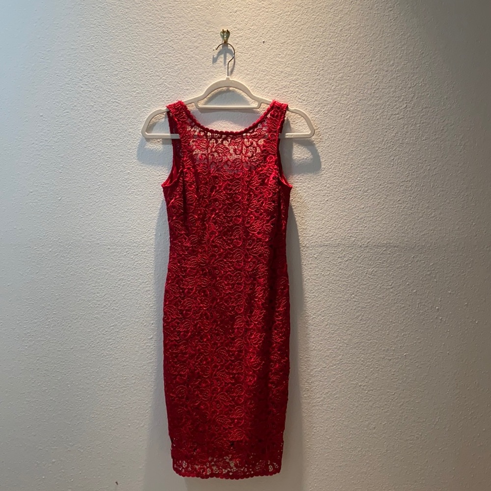 Red dress